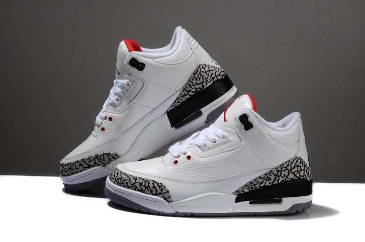 Air Jordan 3 Men Shoes Black/Gray Online